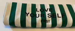 LOVE YOURSELF  DRESS (GREEN)